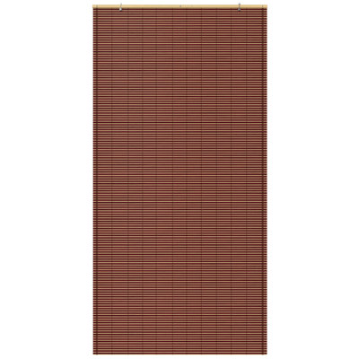 Burnt Bamboo Cordless Window Shade - Two-Tone Honey 24" W