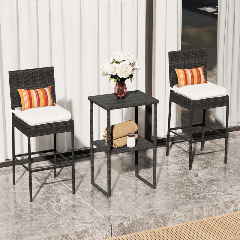 Vefa Metal Bar Set, Gray