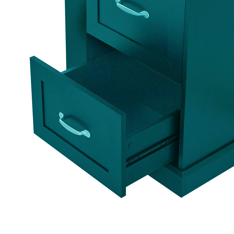 Grande armoire de rangement autoportante 67,8 po H avec tablettes réglables et 2 tiroirs, Green
