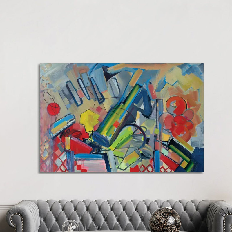 Musical Landscape by Pamela Staker - Painting on Canvas, 152.5 cm H x 101.5 cm W x 3.175 cm D, Wrapped Canvas