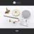Euro Collection Shower Trim Only: 8" Round Shower Head, Single Handle Set & Rough-in Valve Included - Brushed Nickel-92460972