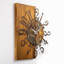 Horloge murale décorative en bois