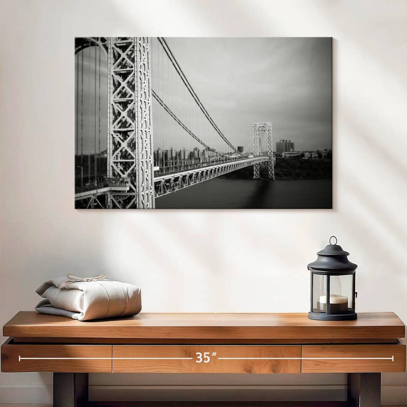 Lilie BW George Washington Bridge, 16" H x 24" W