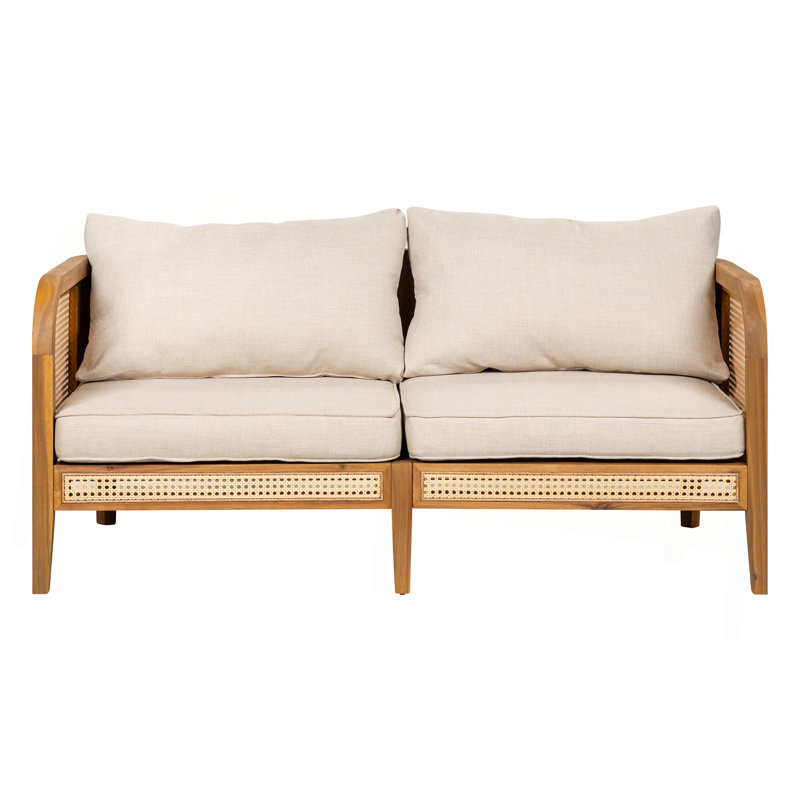 Outdoor Patio Cushioned Sofa