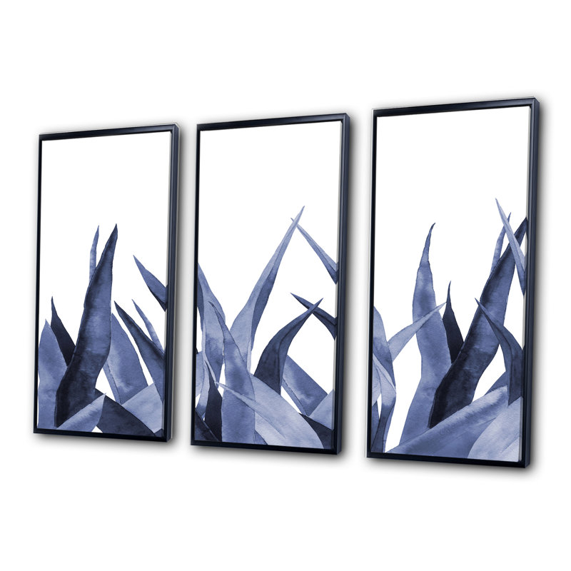 " Unknown " 3 - Pieces, 28" H x 36" W, Black