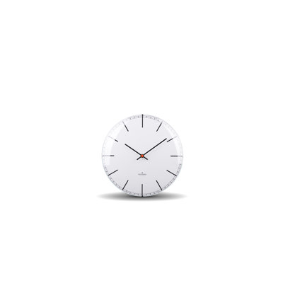 Glass Analogue Wall Clock
