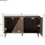 Maison pour chat avec rangement - noyer de style meuble, nettoyage facile, griffoirs fonctionnels et porte, confortable, profondeur 52,69 po, largeur 20,15 po, hauteur 30,78 po, conception noyer en bois 96,47 lb