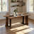 70.9"Rectangular Large Dining Table with Adjustable Legs-1380182339