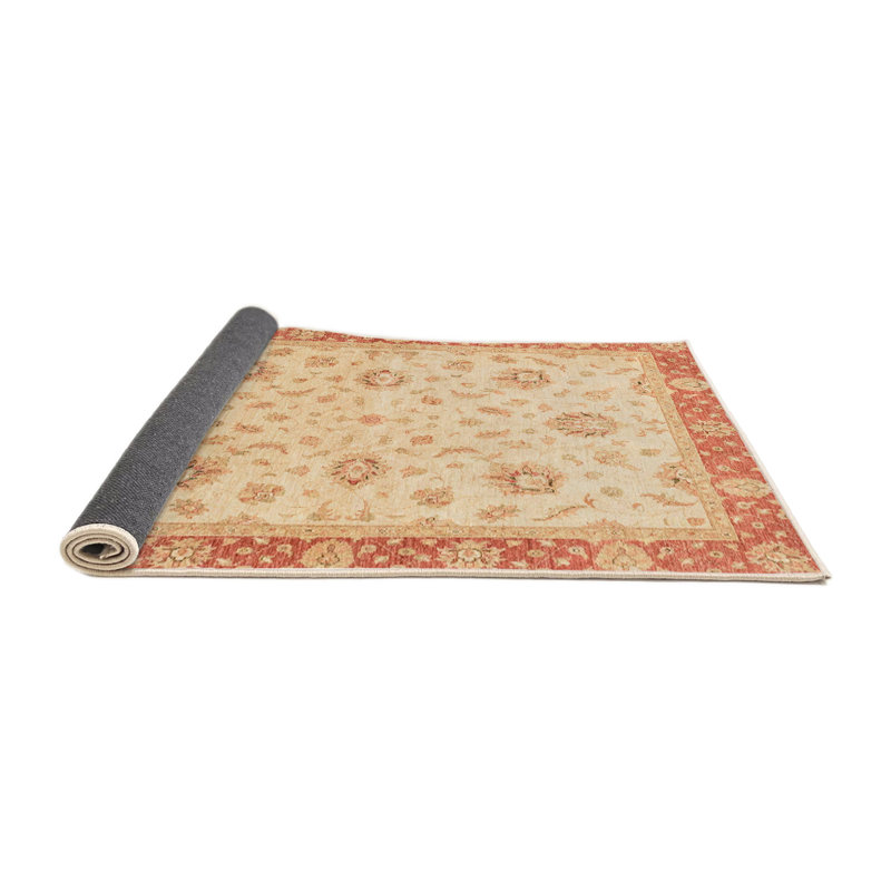 Tapis décoratif multicolore à motif abstrait, Rond 6 pi