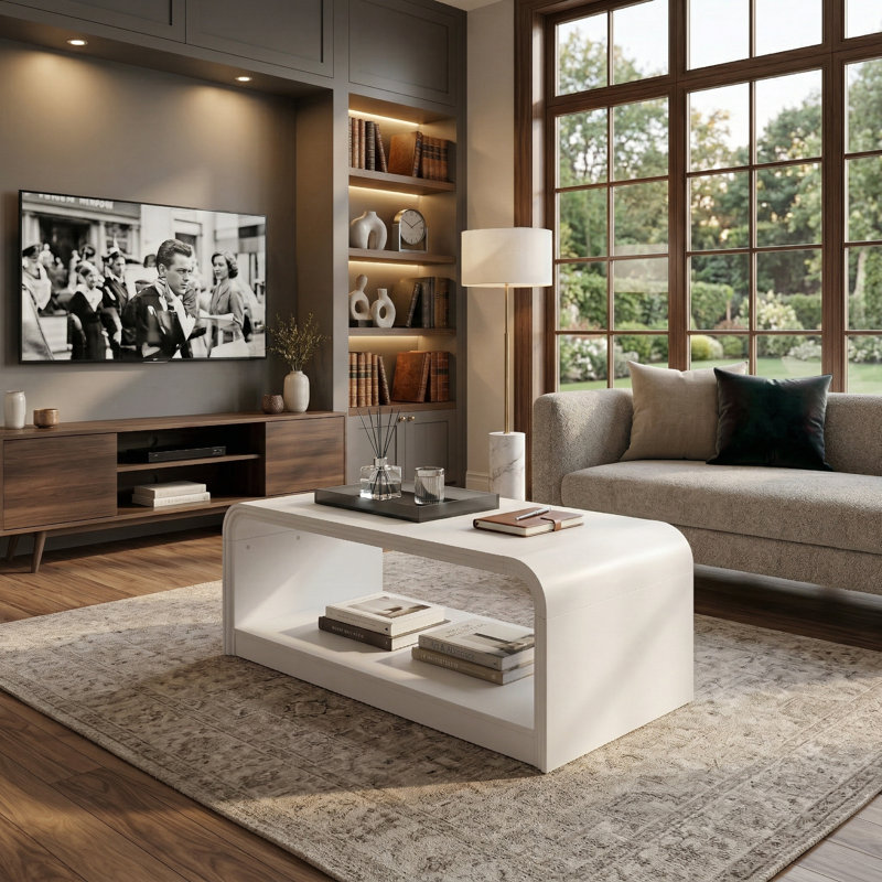 Table basse Modern, Blanc