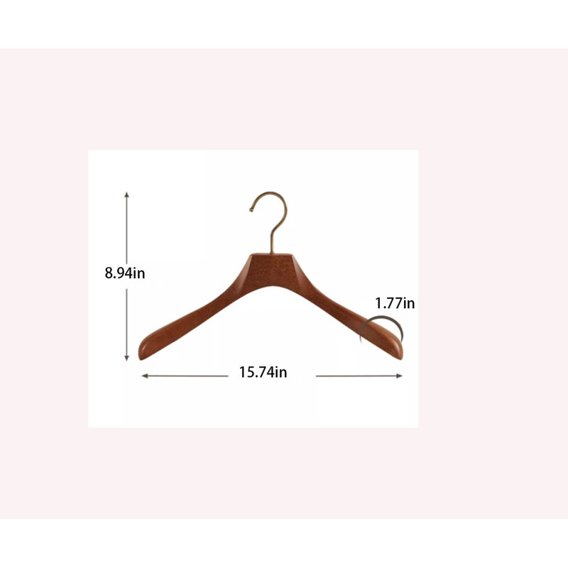 Solid Wood Suit Hanger, 15