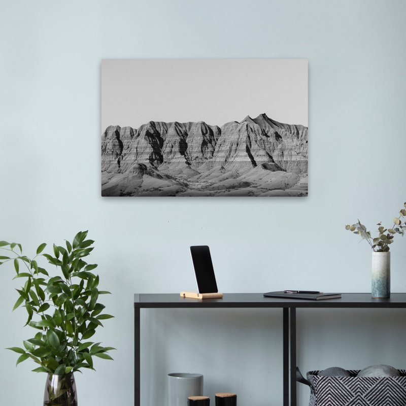 Contemporary Badlands BW, H 24 po x l 16 po