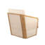 Fauteuil club Royal Wood PVC-coated polyester