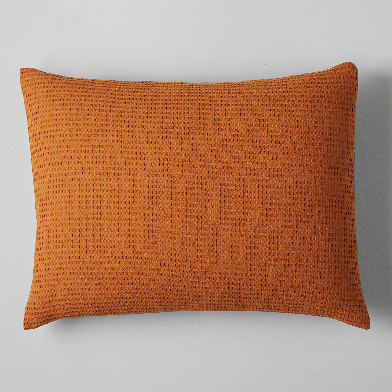 Felix Cotton Pillow Sham, Standard, Rust