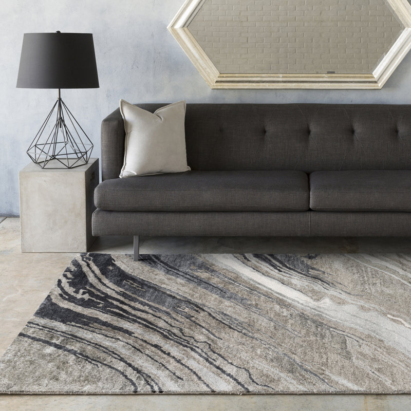 Mcduffy Hand Tufted Viscose Indoor Rug, Rectangle 8' x 11'