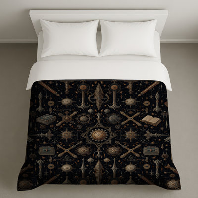 Housses de couette Steampunk Compass Motifs