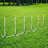 129" Adjustable Dog Agility Training Obstacle Set