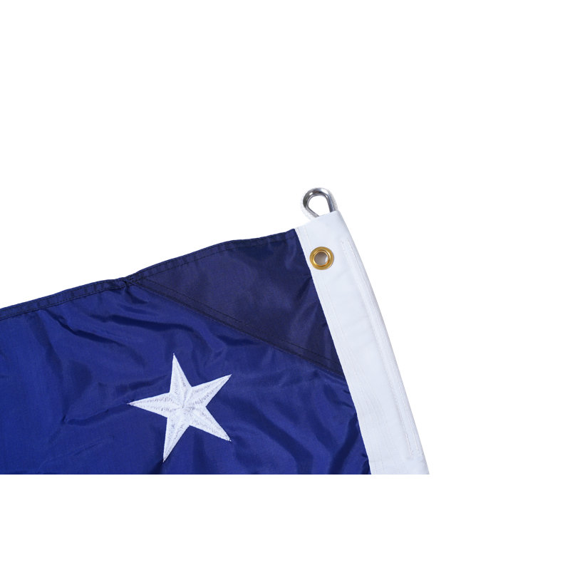 Drapeau américain de qualité supérieure fabriqué en États-Unis, nylon robuste avec étoiles brodées, 10 pi x 15 pi