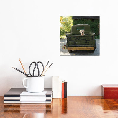 Get Out Of Dodge Hunter Green by Jim Dratfield - Wrapped Canvas Print