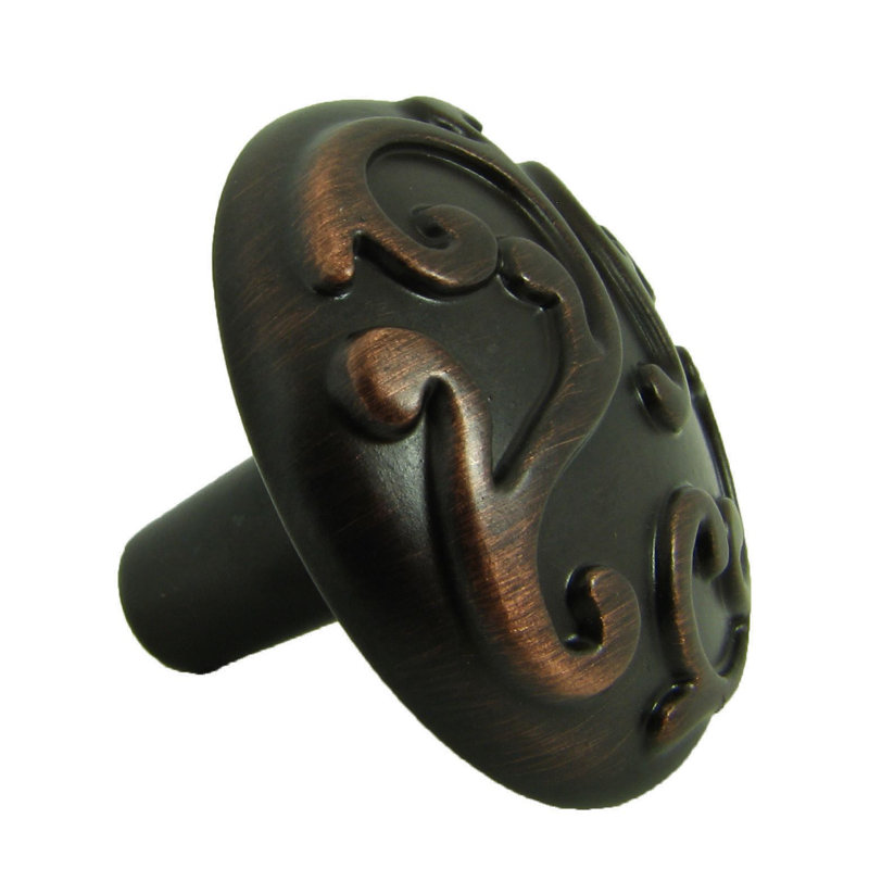 Ivy 1 1/8" Diameter Mushroom Knob Multipack, Oil Rubbed Bronze
