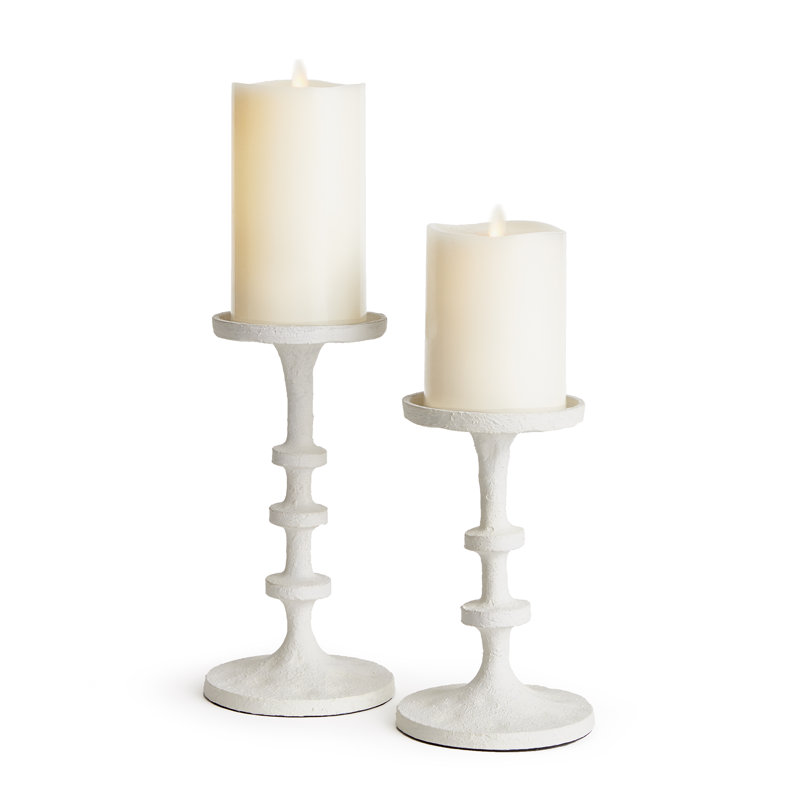 Candlestick, White