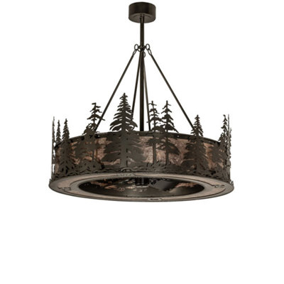 Tall Pines Outdoor Downrod Ceiling Fan