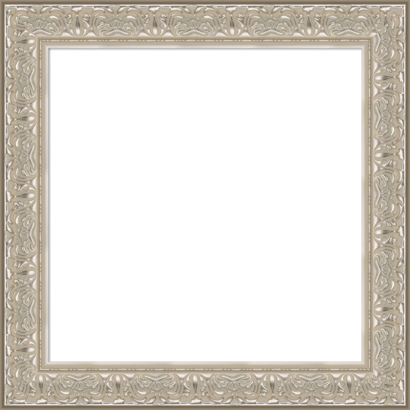 Tableau magnétique effaçable à sec Luxe Argent, 31" H x 31" W