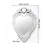 Wall Mirror Venetian-Inspired Heart-Shaped-1039330442