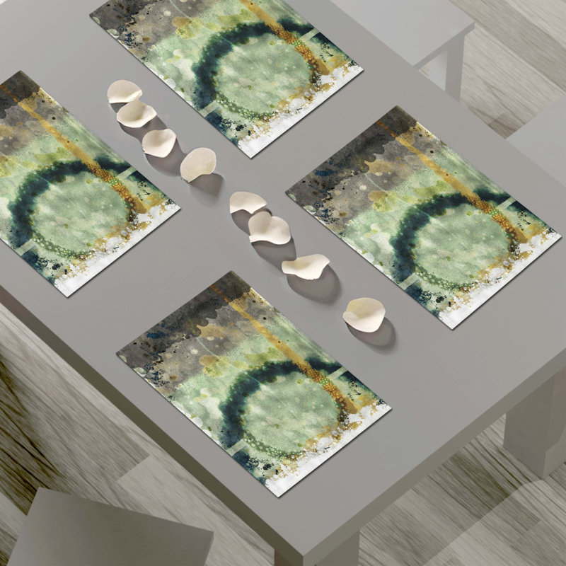 Napperon abstrait en polyester