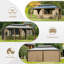 Pavillon de jardin en acier galvanisé Calaro-86513194