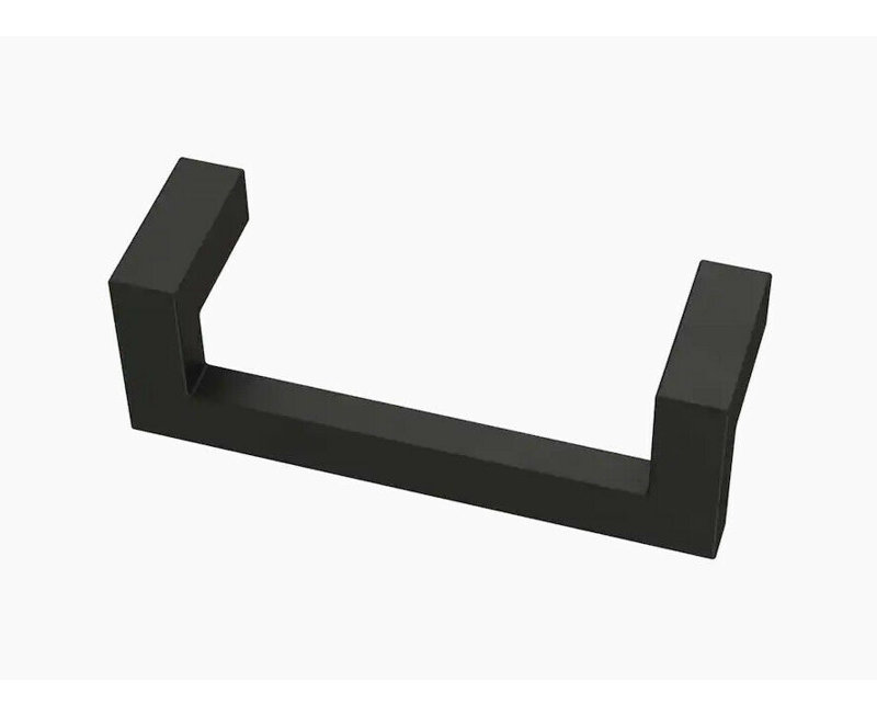 3" Square Mod Pull Flat Black