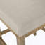 Ensemble de 2 tabourets de comptoir 27 pouces, tissu