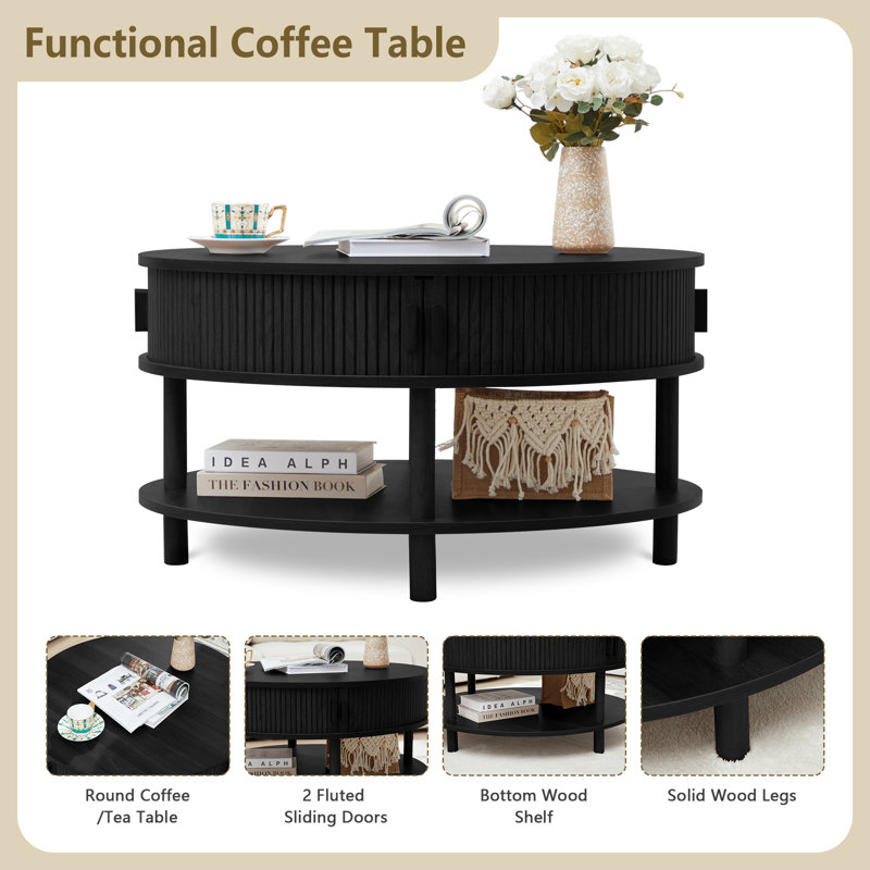 Table basse, Noir