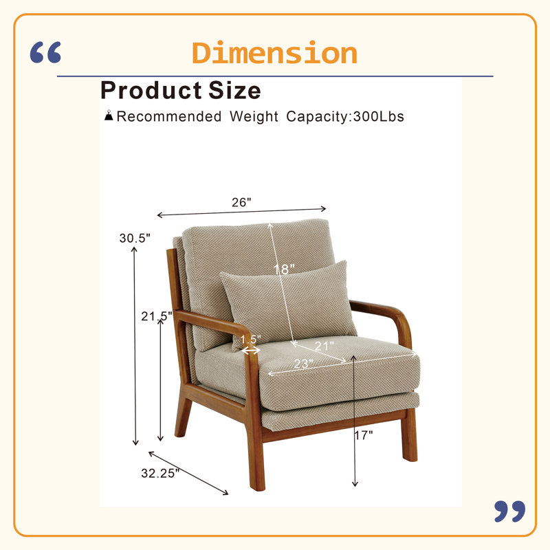Chaise longue en bois, Beige