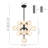 Scituate 19 - Light Dimmable Tiered Modern Glass Bubble Chandelier-719243563