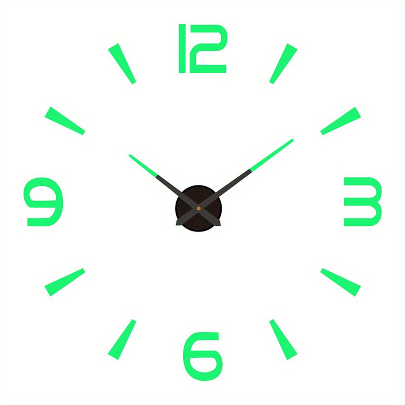 Très grande horloge murale 40 po Moniesha, Lumineuse