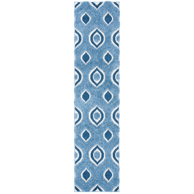 Tapis à poils longs Florida, Tapis de couloir 2 pi 3 po x 9 pi