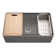 Houzer 33 in Fireclay Apron Front Single Workstation w/ Accessories