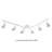 Grayson 52.36'' 6 -Light Swing Arm Track Track Kit with Dimmable and Adjustable Head-1141033078