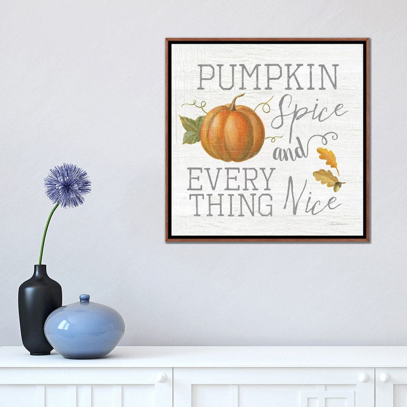 «Fall Splendor VIII» par Silvia Vassileva - impression d'art graphique, Pas de tapis, Toile avec cadre en bois brun classique