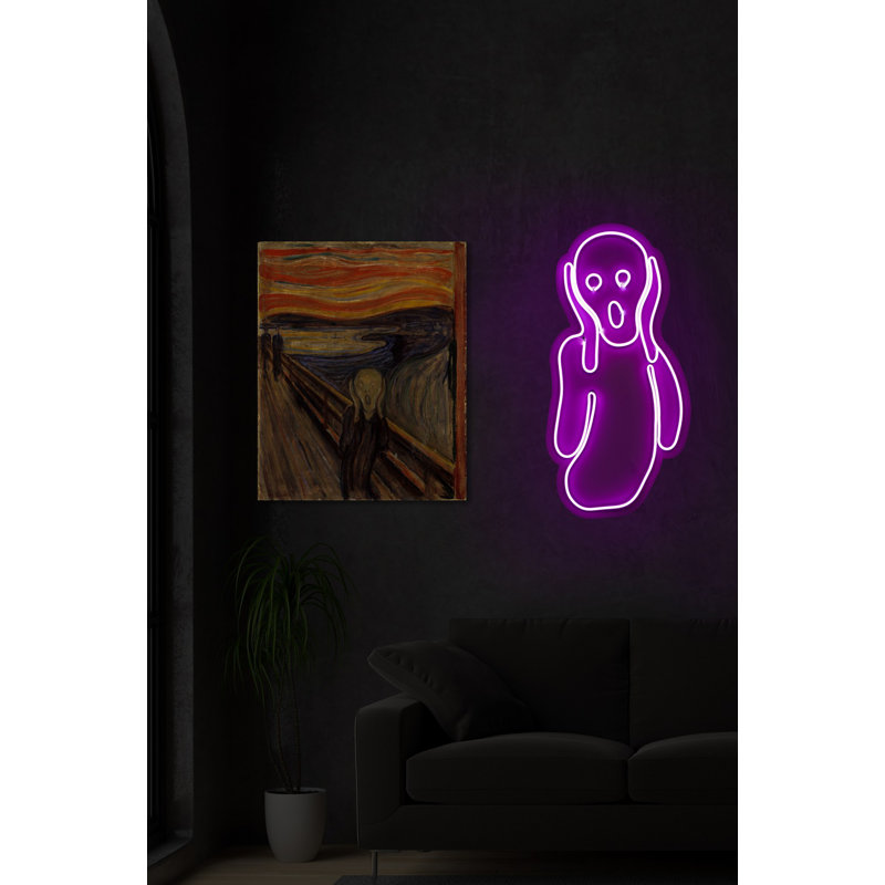 Ruban flexible néon à DEL, 11 x 21,7 x 1,2 pouces, rose | IP67 imperméable, 600 lumens, 3500K | Gabarit en mousse de PVC, adaptateur 12V DC, sortie 4A | Parfait pour la décoration intérieure, les fêtes et les événements