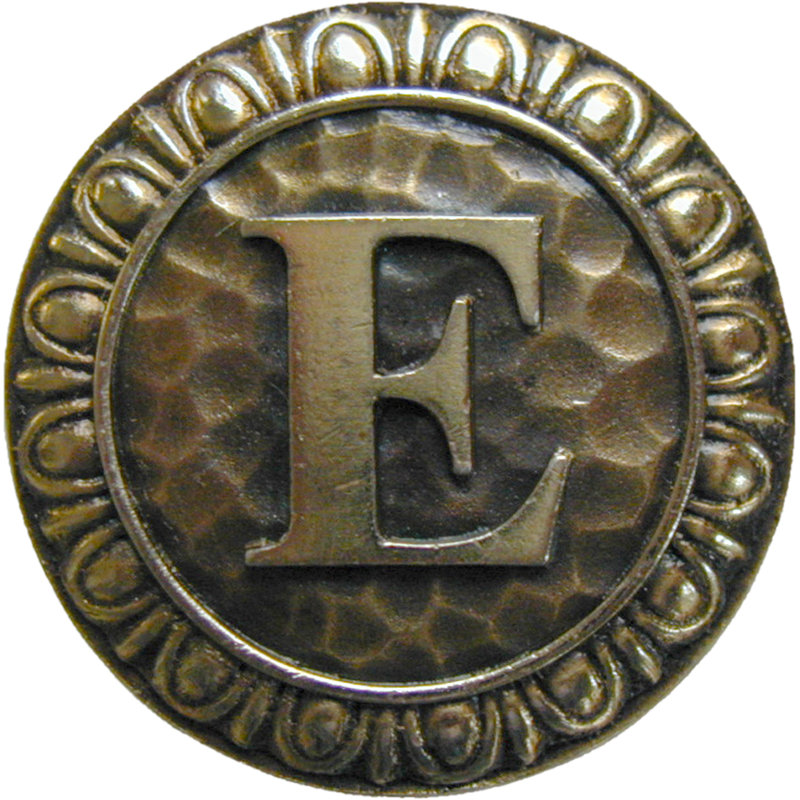 Poignée champignon Jewel, Laiton antique