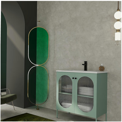 30 Inch Freestanding Bathroom Vanity With Ceramic SInk
