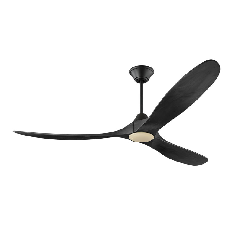 Ceiling Fan With Remote, 177cm Wide, Black