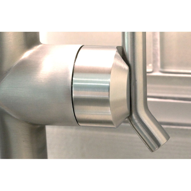 Jeter Single Handle Pull Down Bar Faucet, Stainless Steel (PVD)