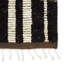 Tapis brun foncé / ivoire en laine noué à la main Wesler-616014240