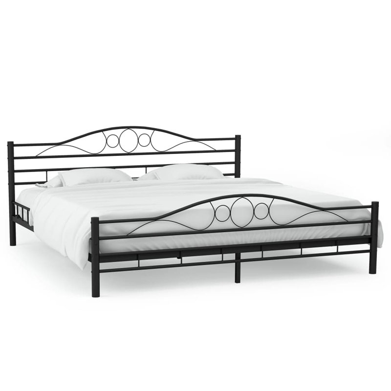 Pablo Bed, Black, Super King (6')