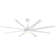 Jamii-Leigh 65/72/84 inch Large Indoor/Covered Outdoor Modern Ceiling Fan with Led Lights and Remote, 6-Speed, Reversible Quiet DC Motor, Timer, 8-ABS-Blade