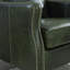 As munn Asmunn 33? Fauteuil incliné en cuir fleur vieilli vert vieilli