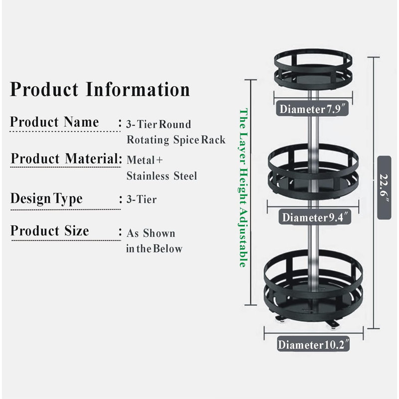 Moiser Cabinet Shelving Rack